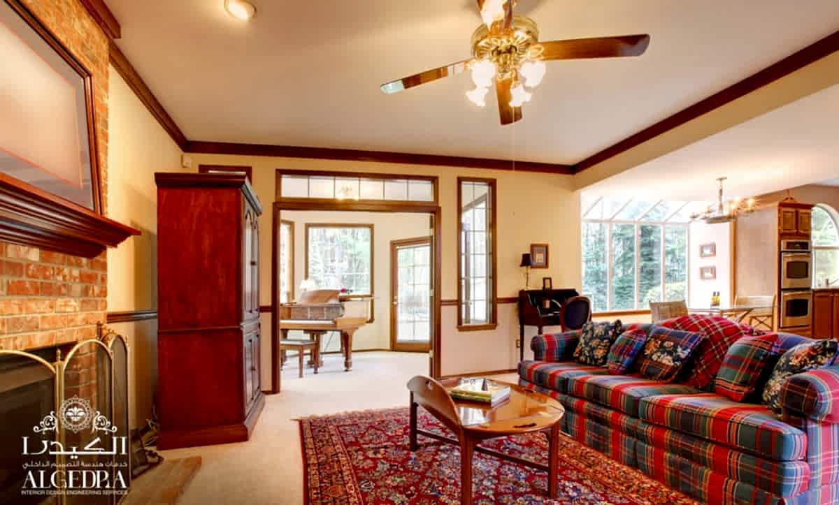 Red Themed Living Room