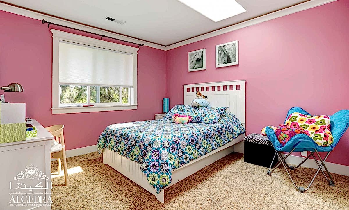 pink children's bedroom